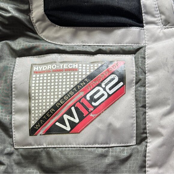 Weatherproof 32° Mens L Polyester Hooded Jacket Gray & Orange Lined Gorpcore - Picture 7 of 9